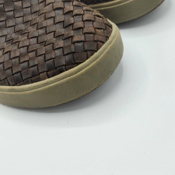 Olukai Lae'ahi Lauhala Brown Leather Slip-On Loafer Shoes 10486 Men’s Size 10 US - Picture 5 of 11